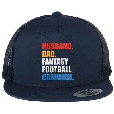 Husband Dad Fantasy Football Commish, Fantasy Commissioner Flatbill Hat