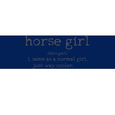 Horse Definition Funny Horseback Riding Rider Gift Bumper Sticker