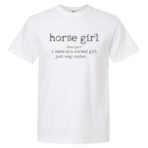 Horse Definition Funny Horseback Riding Rider Gift Garment-Dyed Heavyweight T-Shirt