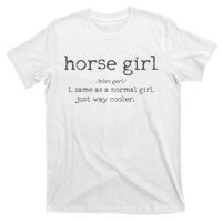 Horse Definition Funny Horseback Riding Rider Gift T-Shirt