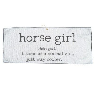 Horse Definition Funny Horseback Riding Rider Gift Large Microfiber Waffle Golf Towel