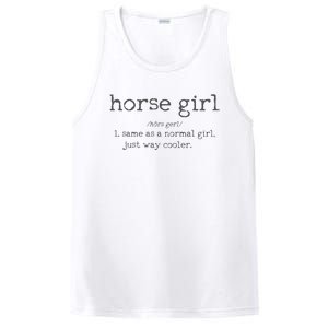 Horse Definition Funny Horseback Riding Rider Gift PosiCharge Competitor Tank