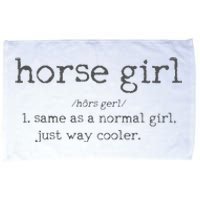 Horse Definition Funny Horseback Riding Rider Gift Microfiber Hand Towel