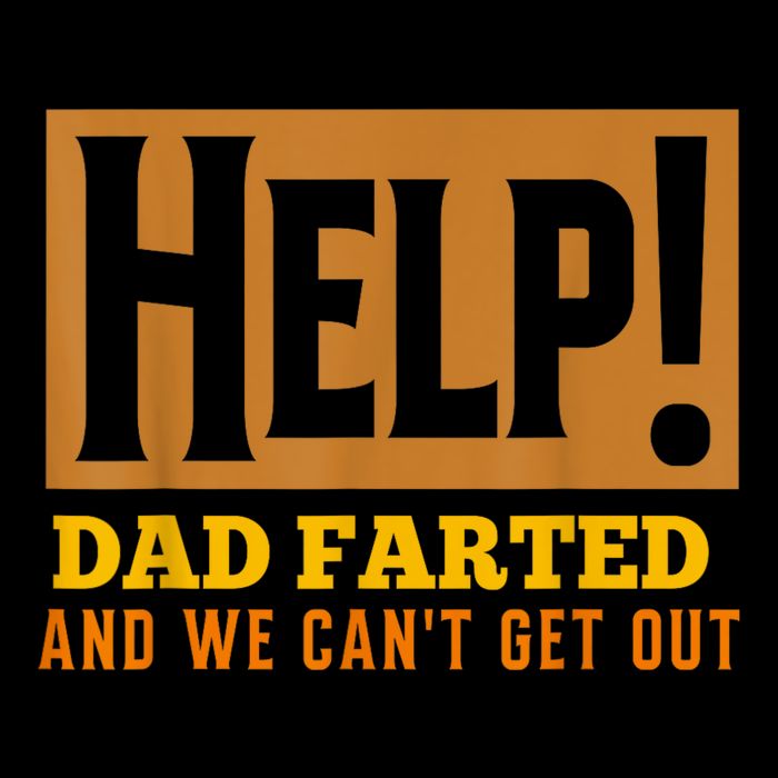 Help Dad Farted And WE Cant Get Out. Funny Dad Car Travel Impact Tech Backpack
