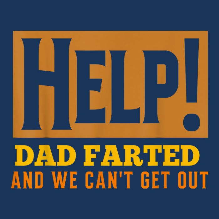 Help Dad Farted And WE Cant Get Out. Funny Dad Car Travel Flatbill Hat