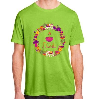 Happy Diwali Festival Of Lights Deepavali Hindu Indian Adult ChromaSoft Performance T-Shirt