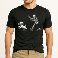 Halloween Dog Funny Skeleton Skeleton Chasing Dog Performance Shirt