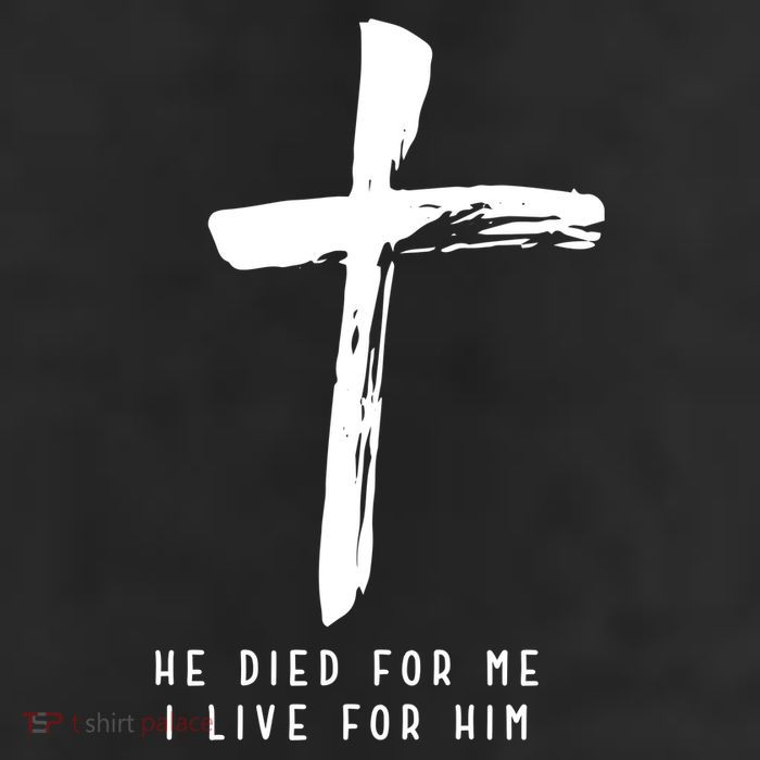 He Died For Me I Live For Him Christian 7 Panel Mesh Trucker Snapback Hat