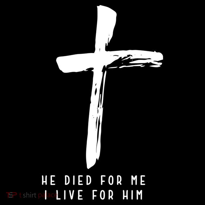 He Died For Me I Live For Him Christian Sustainable Bucket Hat