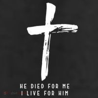 He Died For Me I Live For Him Christian Beanie