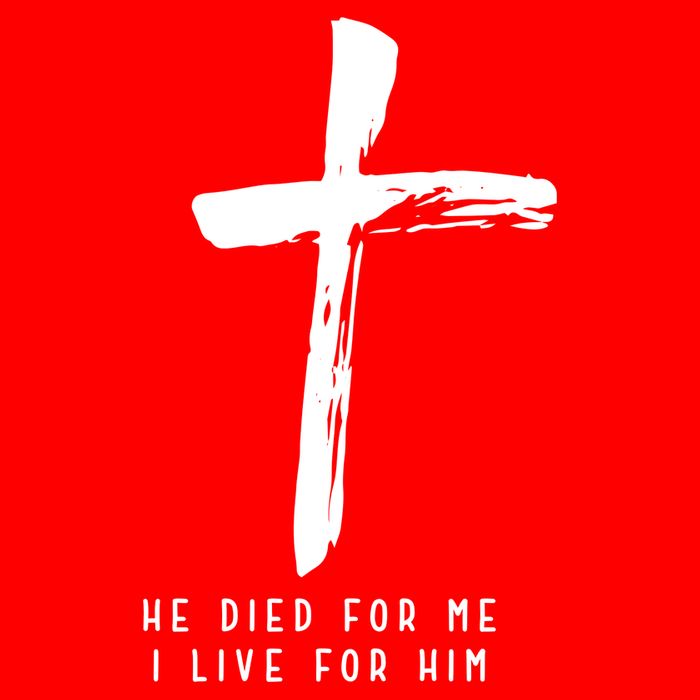 He Died For Me I Live For Him Christian Toddler T-Shirt
