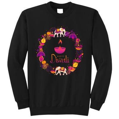 Happy Diwali Festival Of Lights Deepavali Hindu Indian Sweatshirt