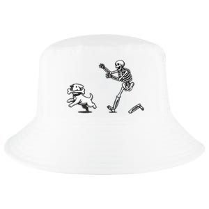 Halloween Dog Funny Skeleton Skeleton Chasing Dog Cool Comfort Performance Bucket Hat