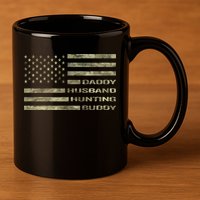 Hunting Dad Father Gift 11oz C Handle Ceramic Mug
