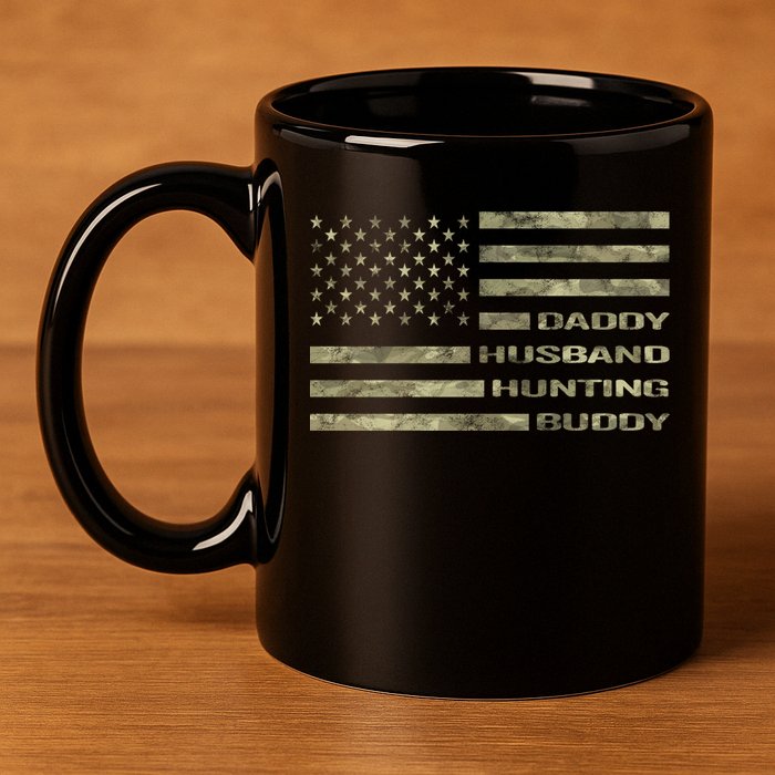 Hunting Dad Father Gift 11oz C Handle Ceramic Mug
