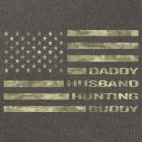 Hunting Dad Father Gift Cotton Canvas Backpack