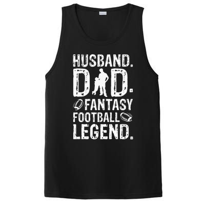 Husband Dad Fantasy Football Legend PosiCharge Competitor Tank