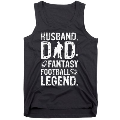 Husband Dad Fantasy Football Legend Tank Top