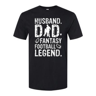 Husband Dad Fantasy Football Legend Softstyle CVC T-Shirt