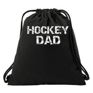 Hockey Dad Gift For Men Sports Father Gift From Sons Drawstring Bag