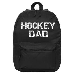 Hockey Dad Gift For Men Sports Father Gift From Sons 16 in Basic Backpack