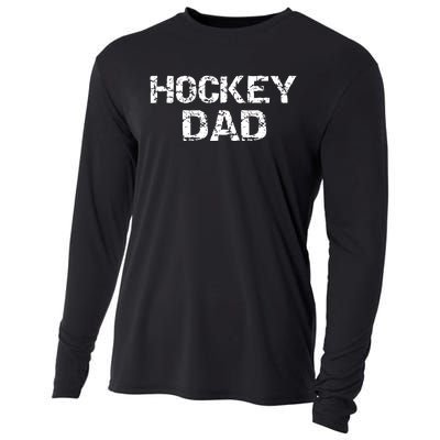 Hockey Dad Gift For Men Sports Father Gift From Sons Cooling Performance Long Sleeve Crew