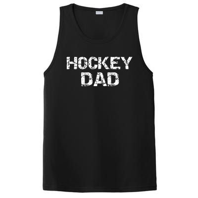 Hockey Dad Gift For Men Sports Father Gift From Sons PosiCharge Competitor Tank