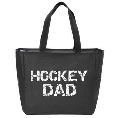 Hockey Dad Gift For Men Sports Father Gift From Sons Zip Tote Bag