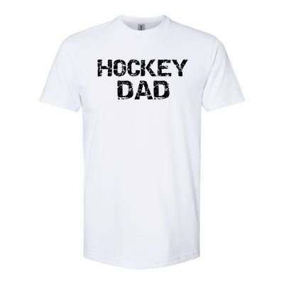 Hockey Dad Gift For Men Sports Father Gift From Sons Softstyle CVC T-Shirt