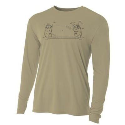 Handheld Deck Gamer Steam Cooling Performance Long Sleeve Crew