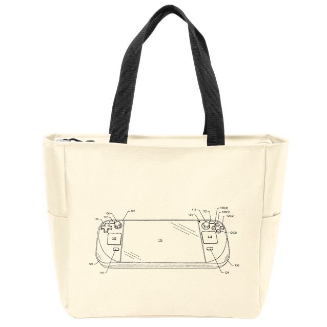 Handheld Deck Gamer Steam Zip Tote Bag