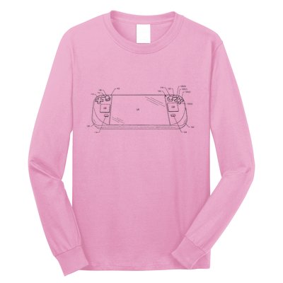 Handheld Deck Gamer Steam Long Sleeve Shirt