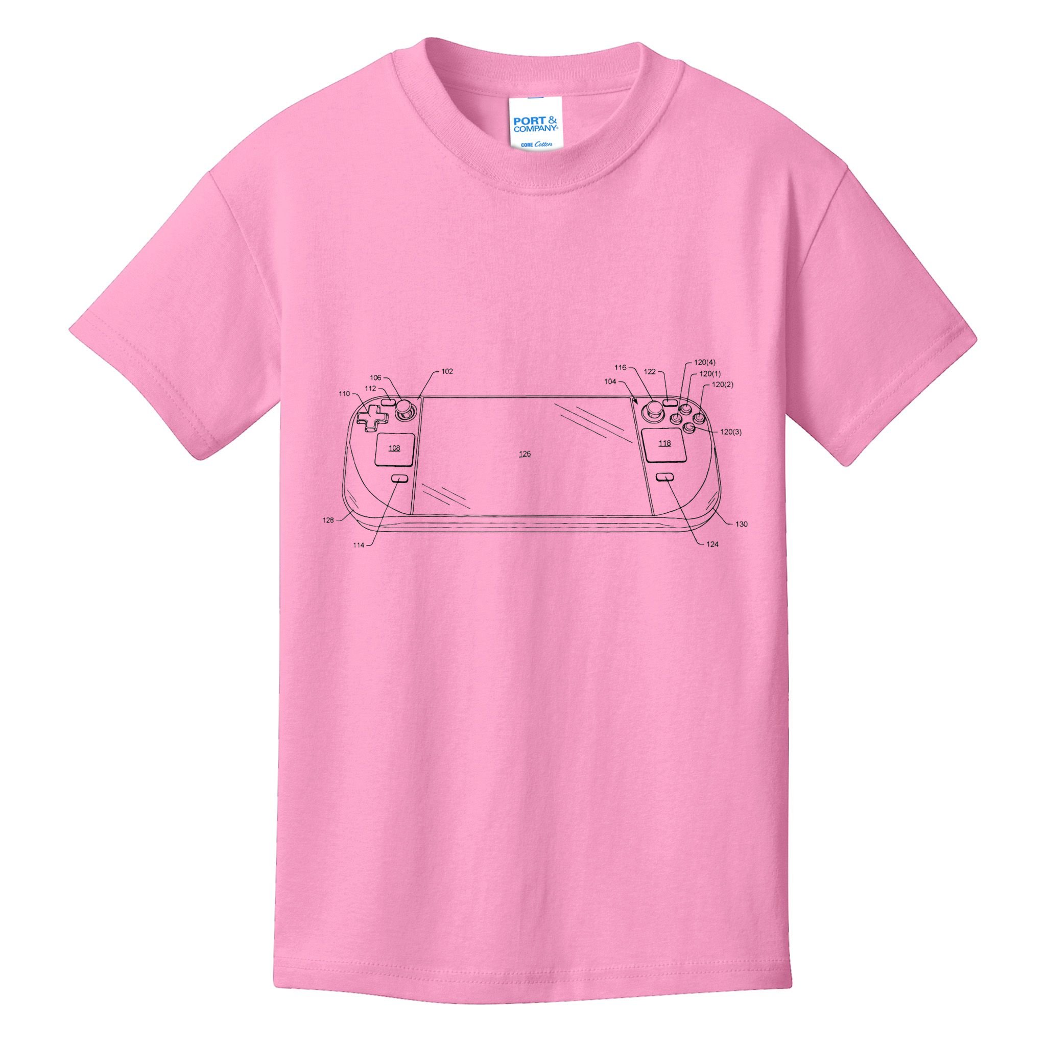 Handheld Deck Gamer Steam Kids T-Shirt