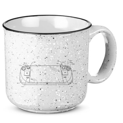 Handheld Deck Gamer Steam 15oz Campfire Ceramic Mug