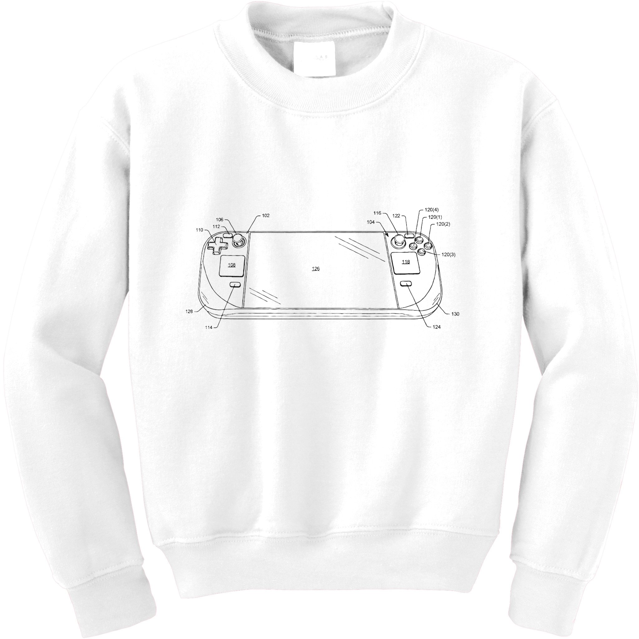 Handheld Deck Gamer Steam Kids Sweatshirt