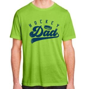 Hockey Dad Gifts Daddy Father's Day Adult ChromaSoft Performance T-Shirt