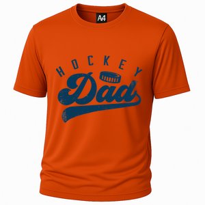 Hockey Dad Gifts Daddy Father's Day Cooling Performance Crew T-Shirt