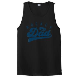 Hockey Dad Gifts Daddy Father's Day PosiCharge Competitor Tank