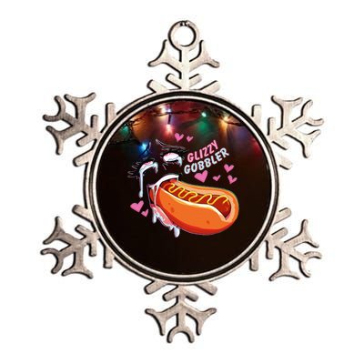 Hot Dog Glizzy Gobbler Number One Glizzy Metallic Star Ornament