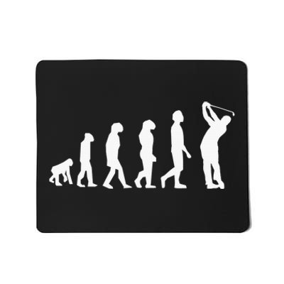 Human Disc Golf Evolution Retro Frisbee Golfer Disc Golfing Mousepad