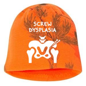 Hip Dysplasia Gift Screw Dysplasia Awareness Funny Gift Kati - Camo Knit Beanie