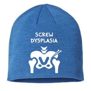 Hip Dysplasia Gift Screw Dysplasia Awareness Funny Gift Sustainable Beanie