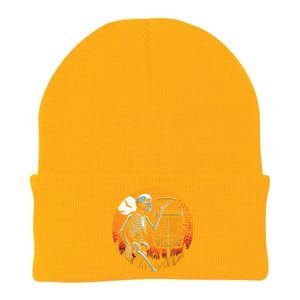 Halloween Disc Golf Disc Golfer Women Knit Cap Winter Beanie