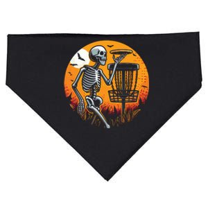 Halloween Disc Golf Disc Golfer Women USA-Made Doggie Bandana