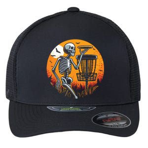 Halloween Disc Golf Disc Golfer Women Flexfit Unipanel Trucker Cap