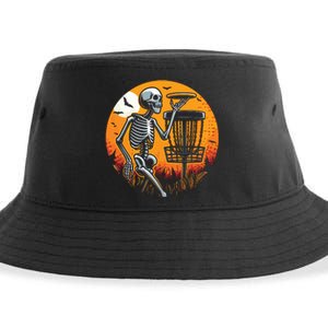 Halloween Disc Golf Disc Golfer Women Sustainable Bucket Hat