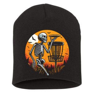 Halloween Disc Golf Disc Golfer Women Short Acrylic Beanie