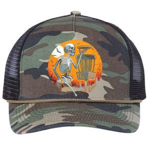 Halloween Disc Golf Disc Golfer Women Retro Rope Trucker Hat Cap