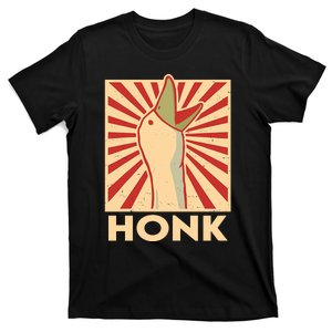 Honk Dangerous Goose Funny Badass For Goose Gamers T-Shirt