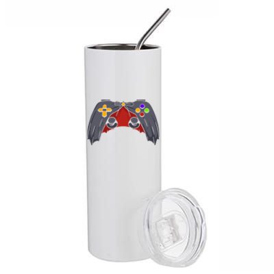 Halloween Dracula Gaming Controller Halloween Video Game Cute Gift Stainless Steel Tumbler